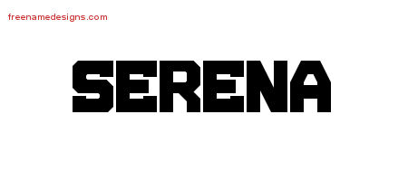 name berna serena tattoo brenna designs printout titling freenamedesigns