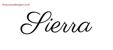 sierra Archives - Free Name Designs