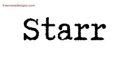 starr Archives - Free Name Designs