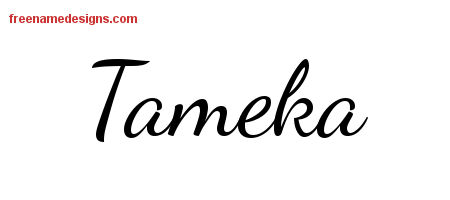 Lively Script Name Tattoo Designs Tameka Free Printout Lively Script Name Tattoo Designs Tameka Free Printout