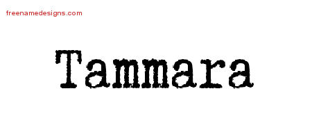Typewriter Name Tattoo Designs Tammara Free Download