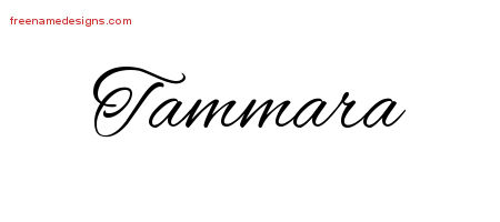 Cursive Name Tattoo Designs Tammara Download Free