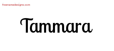 Handwritten Name Tattoo Designs Tammara Free Download