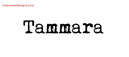 Vintage Writer Name Tattoo Designs Tammara Free Lettering