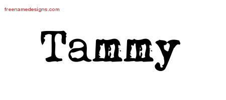 tammy name tattoo designs lettering writer vintage