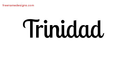 Handwritten Name Tattoo Designs Trinidad Free Printout