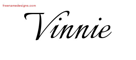 Calligraphic Name Tattoo Designs Vinnie Download Free