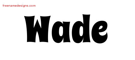 Groovy Name Tattoo Designs Wade Free