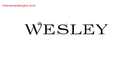wesley Archives - Free Name Designs