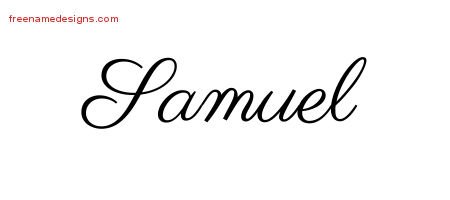 Samuel Classic Name Tattoo Designs