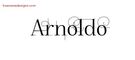 Arnoldo Decorated Name Tattoo Designs