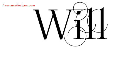 Will Decorated Name Tattoo Designs