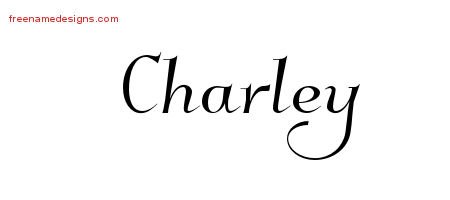 Charley Elegant Name Tattoo Designs