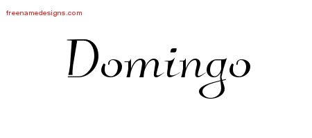 Domingo Elegant Name Tattoo Designs