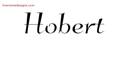 Hobert Elegant Name Tattoo Designs