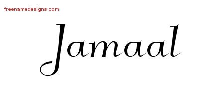 Jamaal Elegant Name Tattoo Designs
