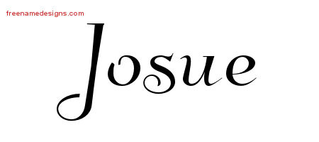 Josue Elegant Name Tattoo Designs