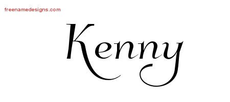 Kenny Elegant Name Tattoo Designs