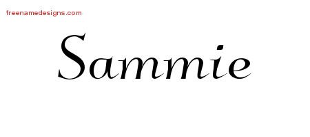 Sammie Elegant Name Tattoo Designs