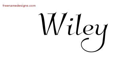Wiley Elegant Name Tattoo Designs