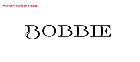 Bobbie Flourishes Name Tattoo Designs