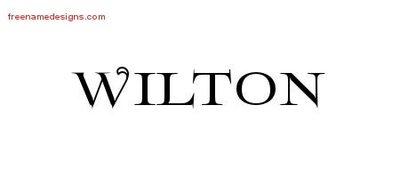 Wilton Flourishes Name Tattoo Designs
