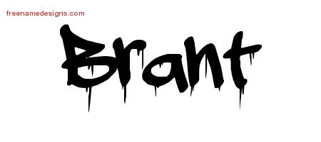 Brant Graffiti Name Tattoo Designs