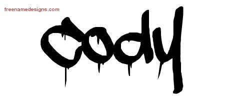 Cody Graffiti Name Tattoo Designs