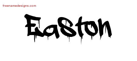Easton Graffiti Name Tattoo Designs