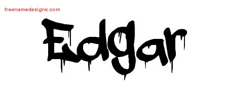 Graffiti Name Tattoo Designs Edgar Free - Free Name Designs