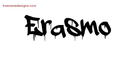Erasmo Graffiti Name Tattoo Designs