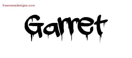 Garret Graffiti Name Tattoo Designs