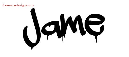 Jame Graffiti Name Tattoo Designs