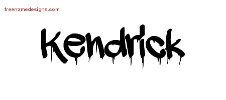 Kendrick Graffiti Name Tattoo Designs