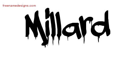 Millard Graffiti Name Tattoo Designs