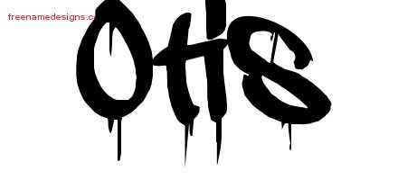 Otis Graffiti Name Tattoo Designs