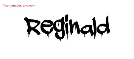 Reginald Graffiti Name Tattoo Designs