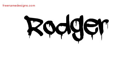 Graffiti Name Tattoo Designs Rodger Free - Free Name Designs