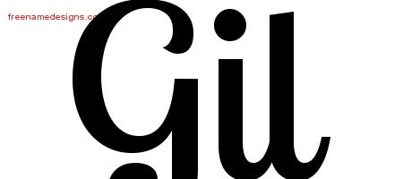 Gil Handwritten Name Tattoo Designs