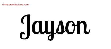 Jayson Handwritten Name Tattoo Designs