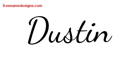 Dustin Lively Script Name Tattoo Designs