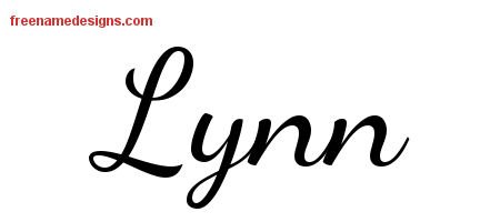 Lynn Lively Script Name Tattoo Designs