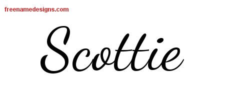 Scottie Lively Script Name Tattoo Designs