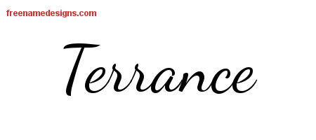 Terrance Lively Script Name Tattoo Designs