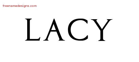 Lacy Regal Victorian Name Tattoo Designs