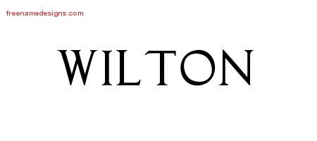 Wilton Regal Victorian Name Tattoo Designs