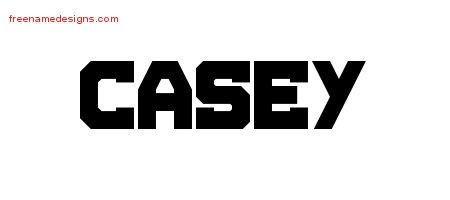 Casey Titling Name Tattoo Designs