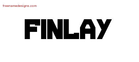 Finlay Titling Name Tattoo Designs