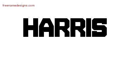 Harris Titling Name Tattoo Designs
