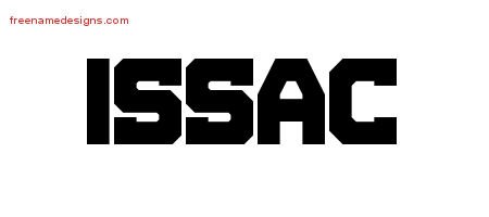 Issac Titling Name Tattoo Designs